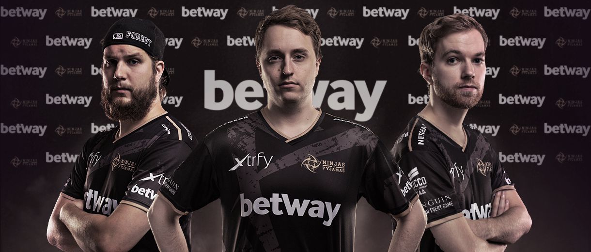 Betway signs sponsorship deal with Ninjas in Pyjamas