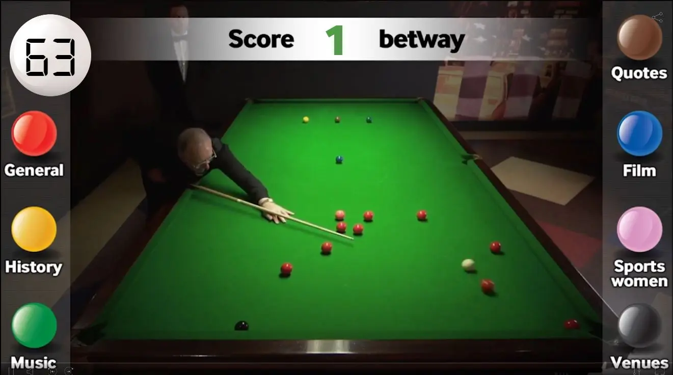 Baize of Glory quiz game