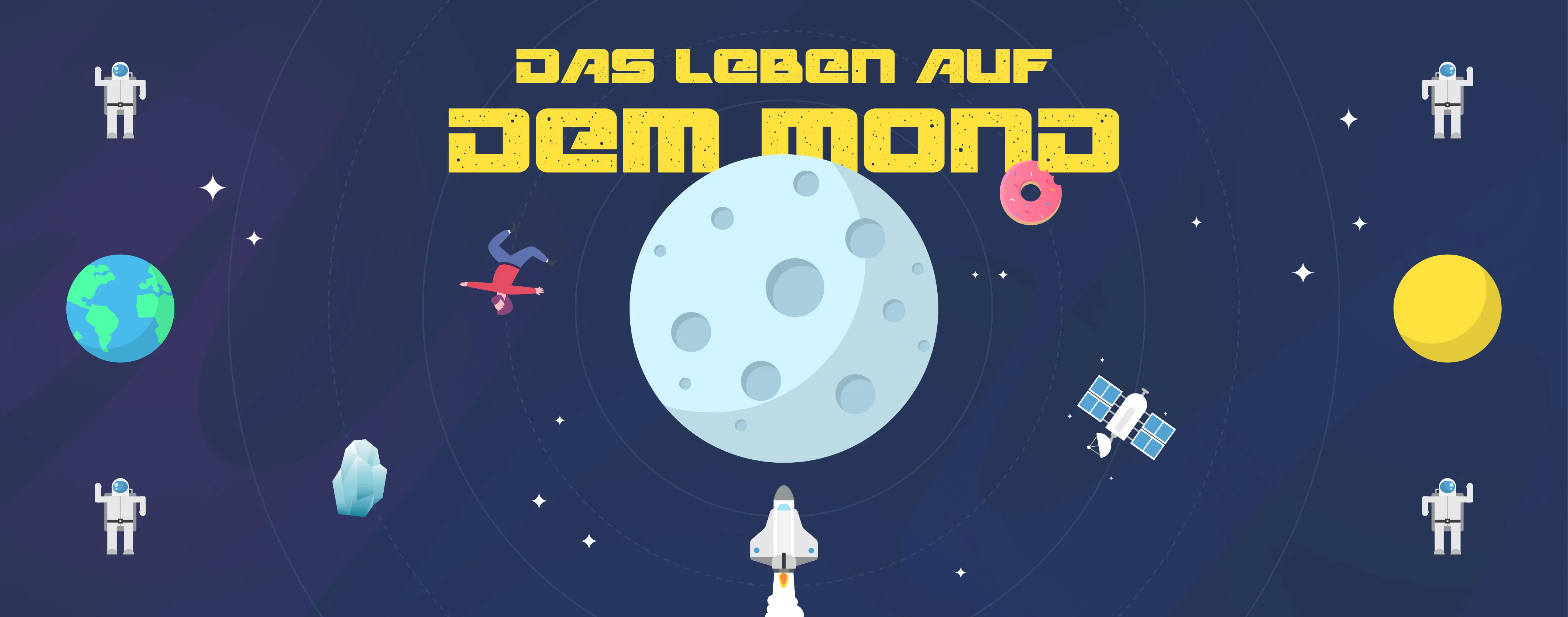 Mondbesiedlung: Wie würde das Leben auf dem Mond aussehen?