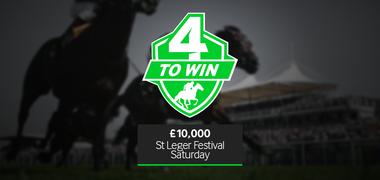 Doncaster St Leger festival day 4: Horse Racing free bet offer 4 To Win