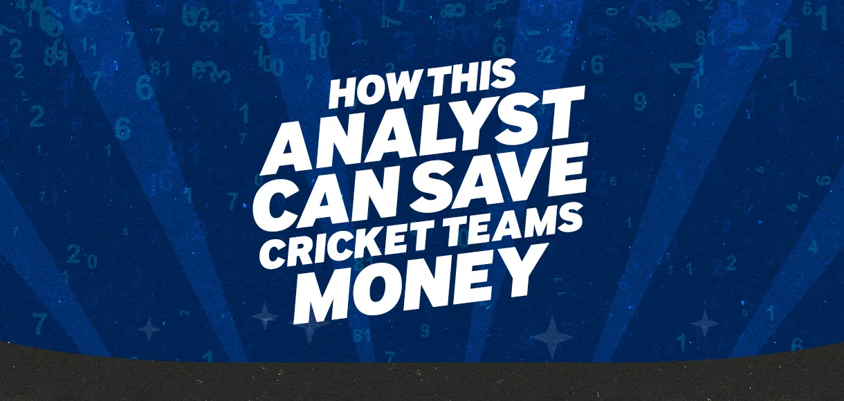 How this gambler-turned-analyst can save cricket teams money