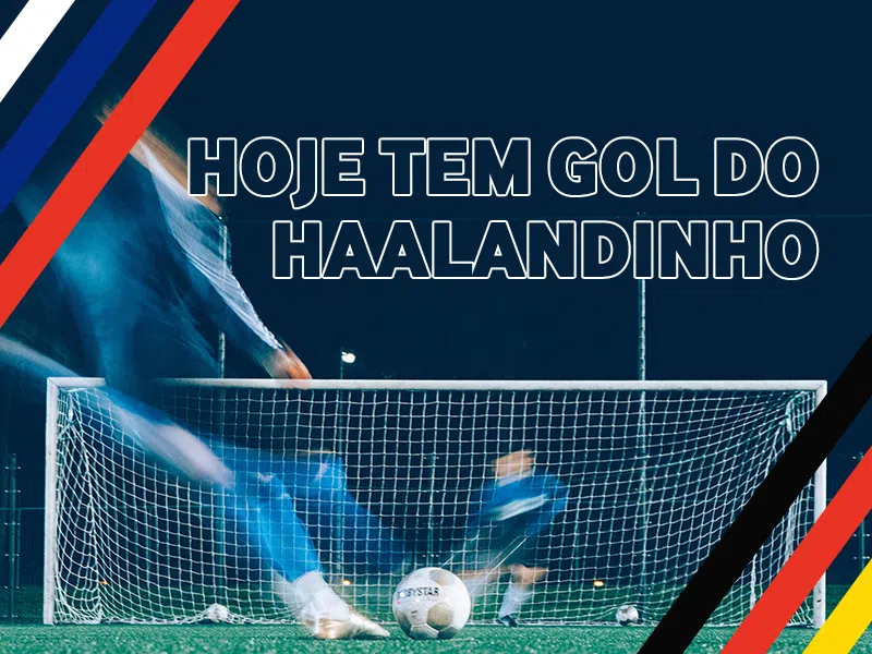 Haaland acorda com o hino da Champions e dorme com as bolas dos hat-tricks