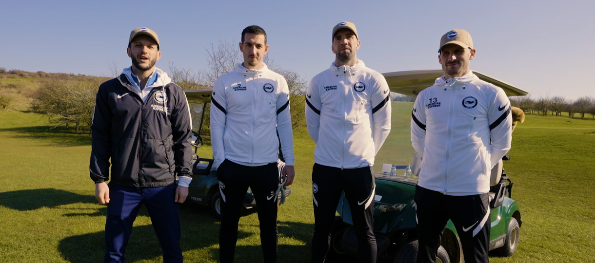 Watch: Betway Golf Challenge with Brighton & Hove Albion