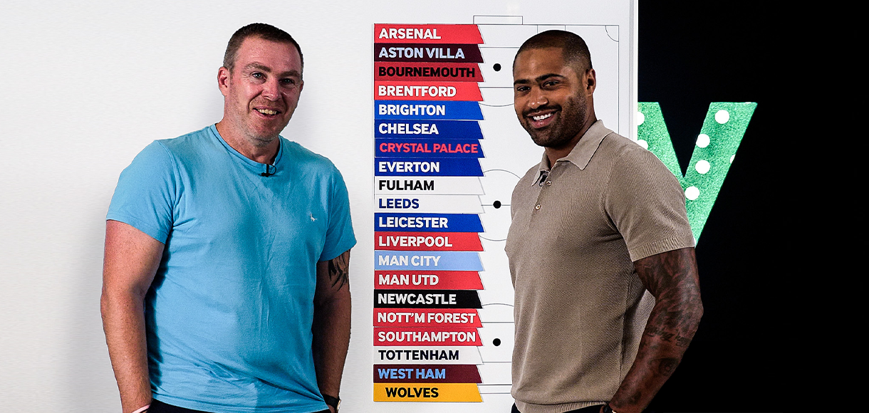 20 to 1: Glen Johnson and Richard Dunne predict the Premier League table
