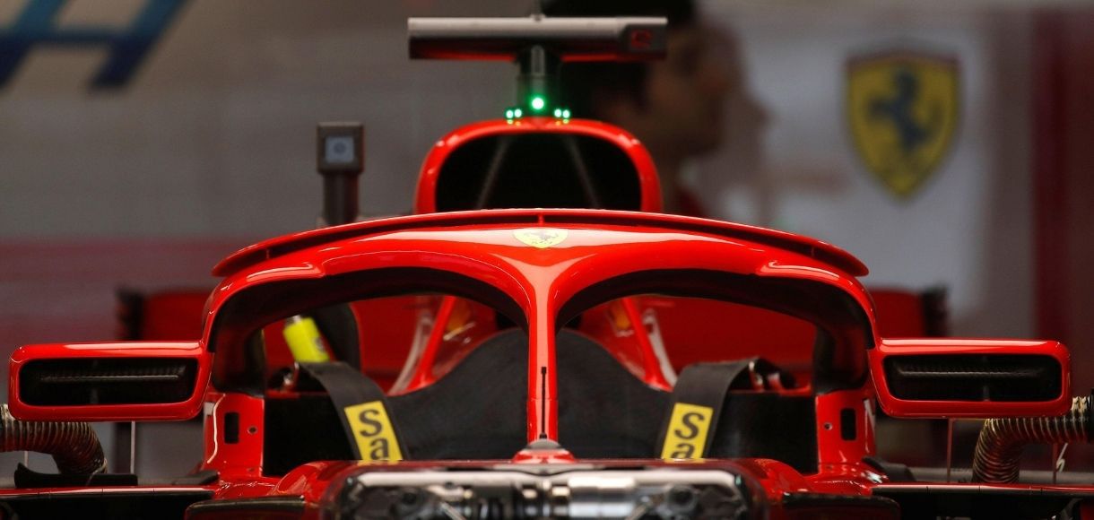 Halo do carro da Ferrari, na Fórmula 1.jpg