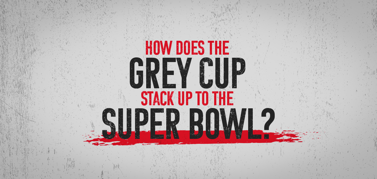 How does the Grey Cup stack up to the Super Bowl?