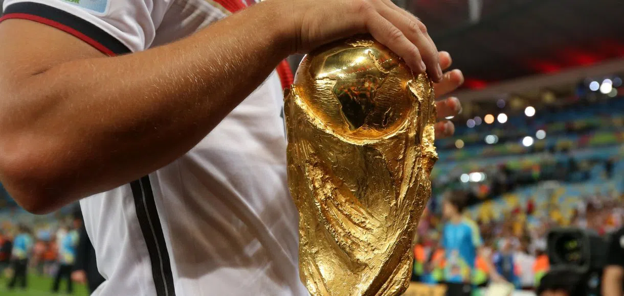 A premiacao da Copa do Mundo