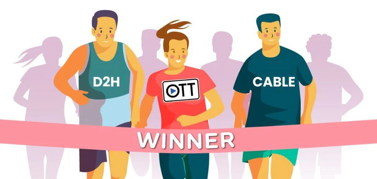 How has the emergence and expansion of OTT platforms affected the Indian audience?