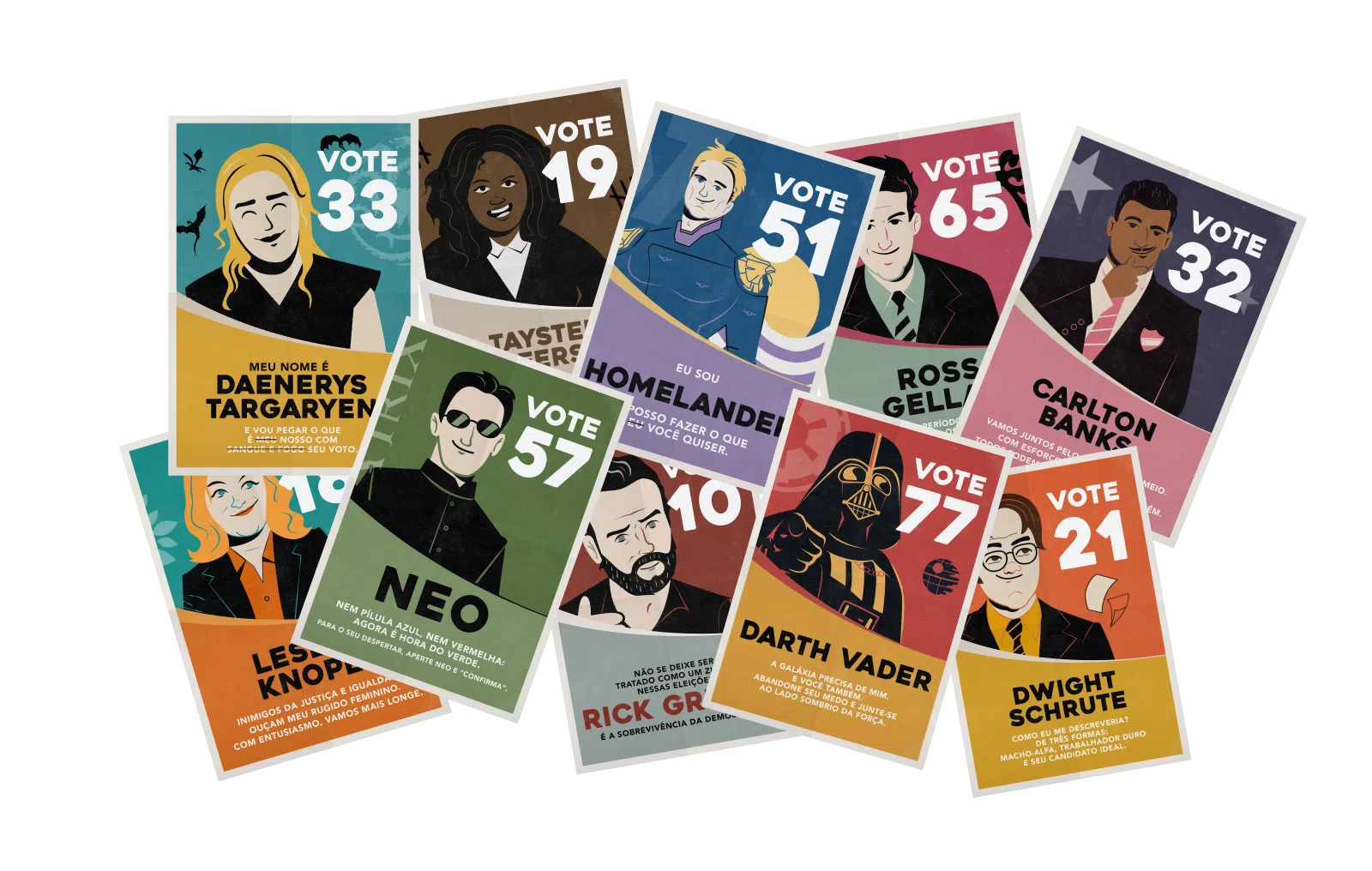 Eleições 2022: e se os candidatos ao governo fossem personagens da cultura pop?