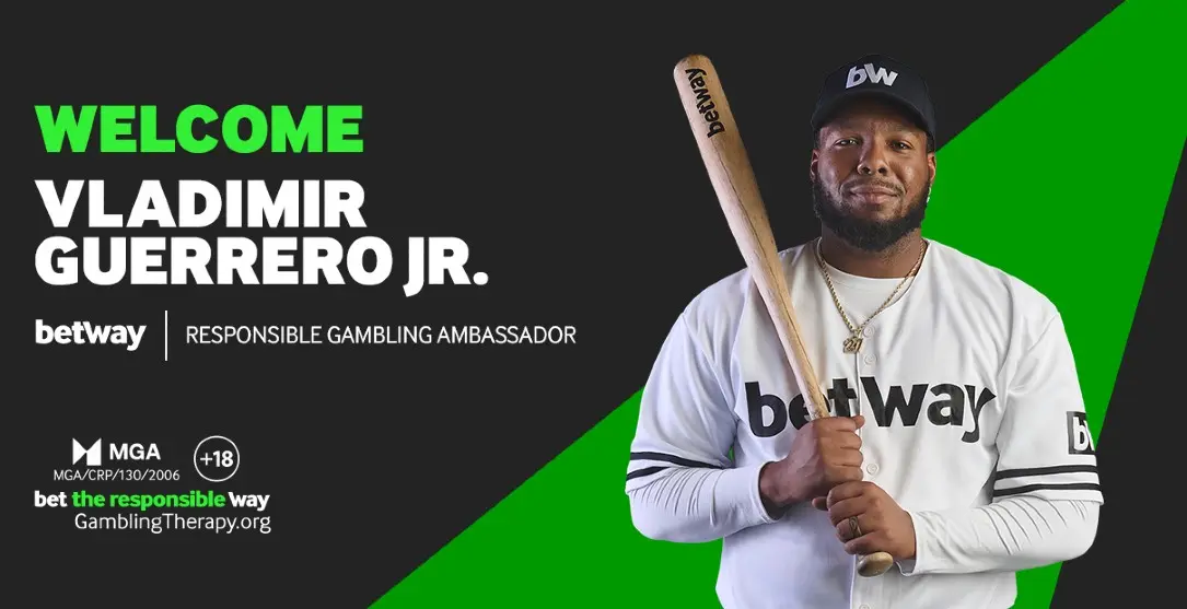 Vladimir Guerrero Jr. teams up with Betway to promote Responsible Gambling