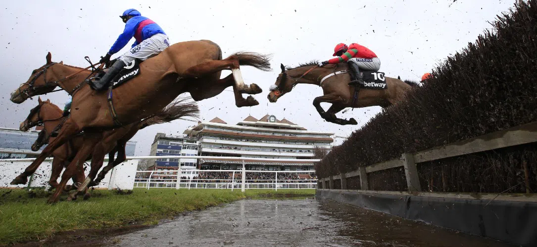 What is a steeplechase in horse racing?