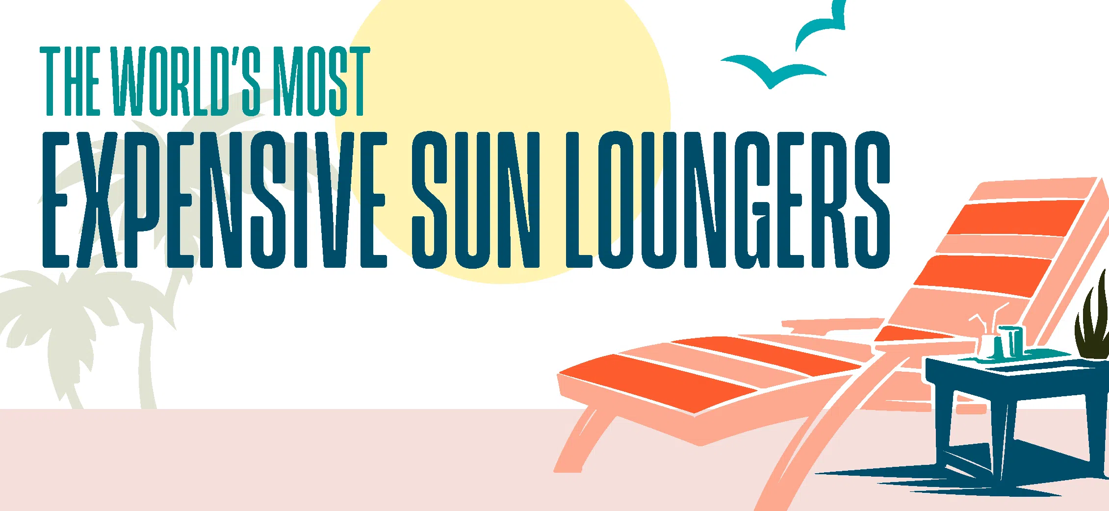 The cost of renting a sun lounger around the world