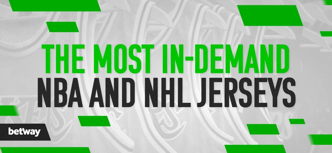 The most in-demand NBA and NHL jerseys