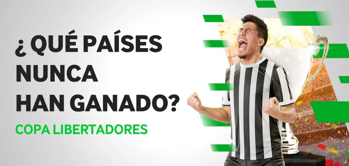 ¿Qué países nunca han tenido un equipo ganador en la Copa Libertadores?