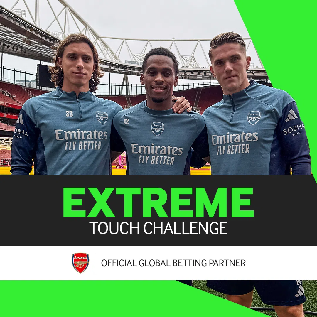 MIRA: ¡Gyokeres, Timber y Calafiori se enfrentan al desafío Extreme Touch Challenge!