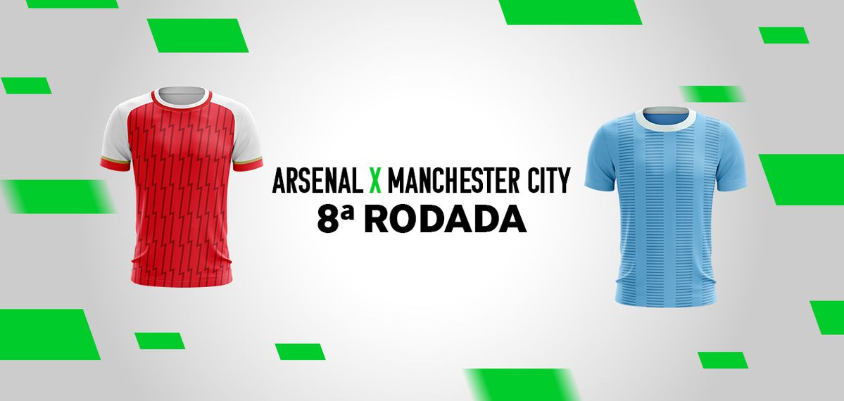 Arsenal x Manchester City. Melhores odds e dicas.