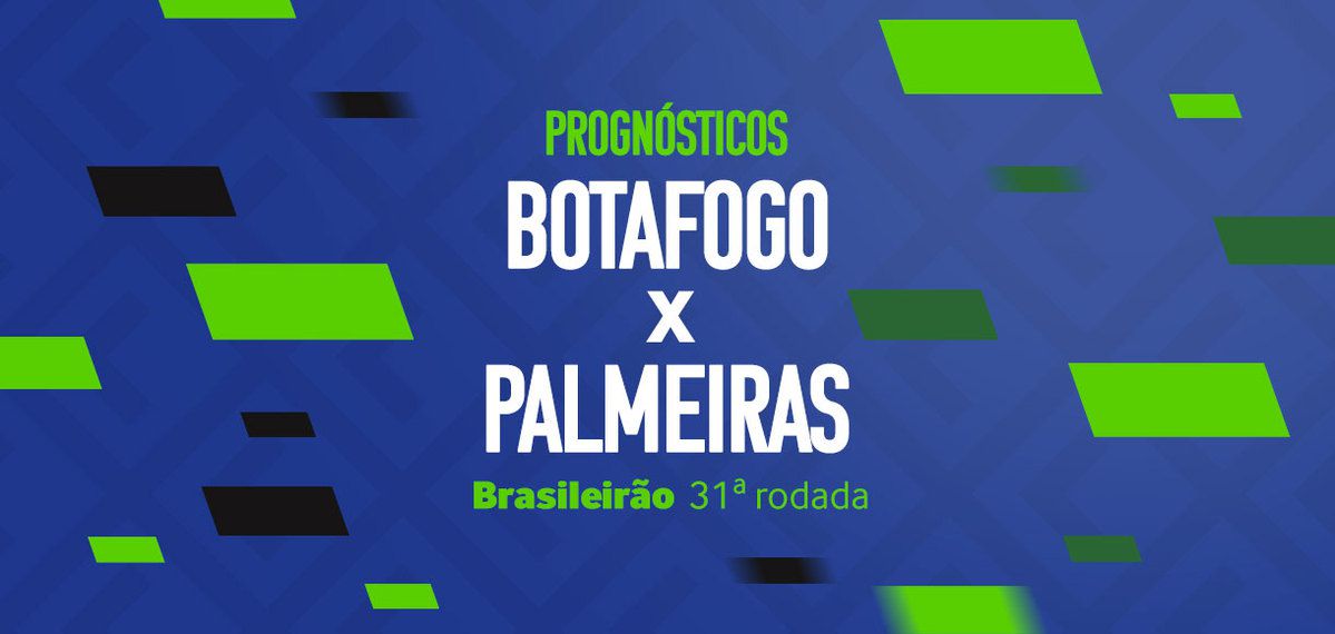 Palpites Botafogo x Palmeiras – 31ª rodada Brasileirão Série A