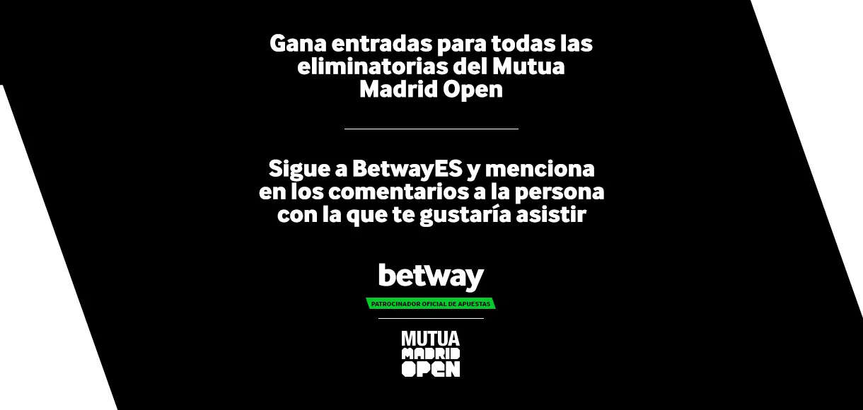 Disfruta con Betway del Mutua Madrid Open