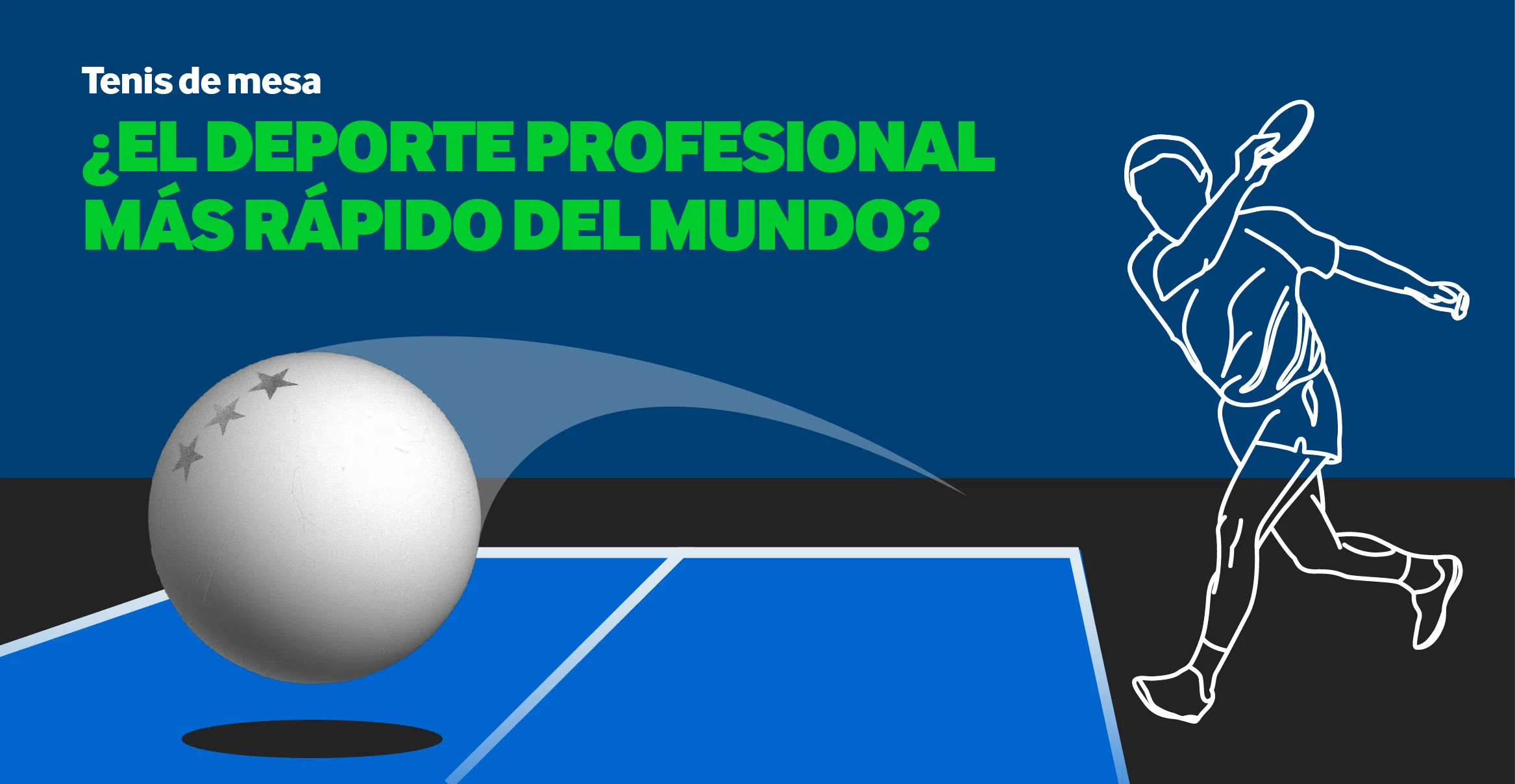 Tenis de mesa, ¿el deporte profesional más rápido del mundo?