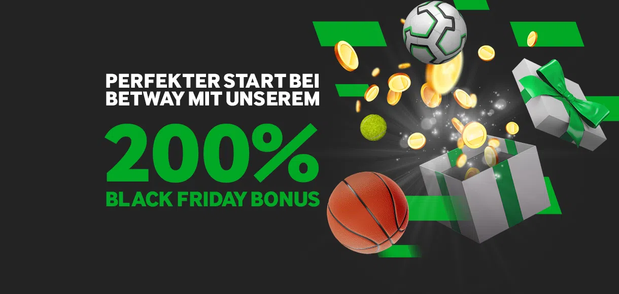 Black Friday Sportwetten bei Betway Sports