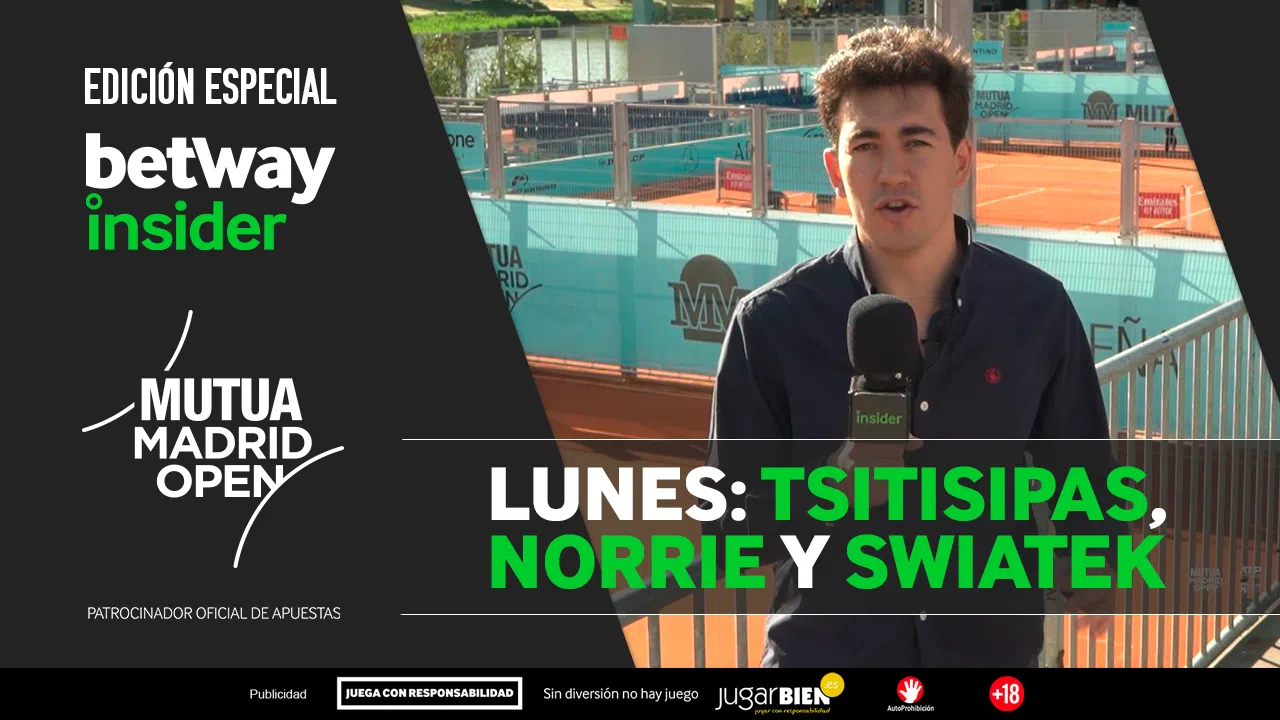 MMOPEN #1 | Tsitsipas, Norrie y Swiatek, principales atractivos del lunes