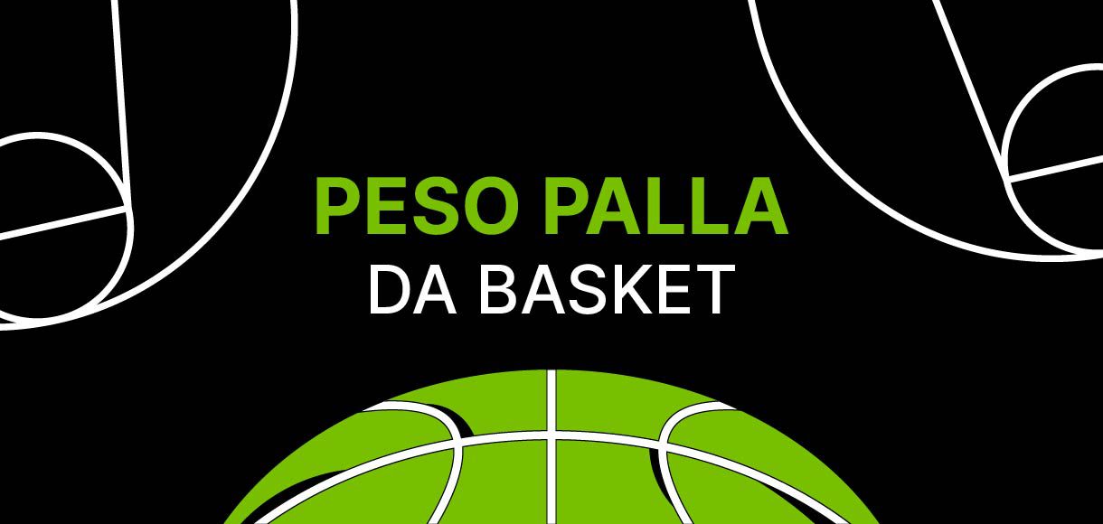 Quanto pesa una palla da basket?