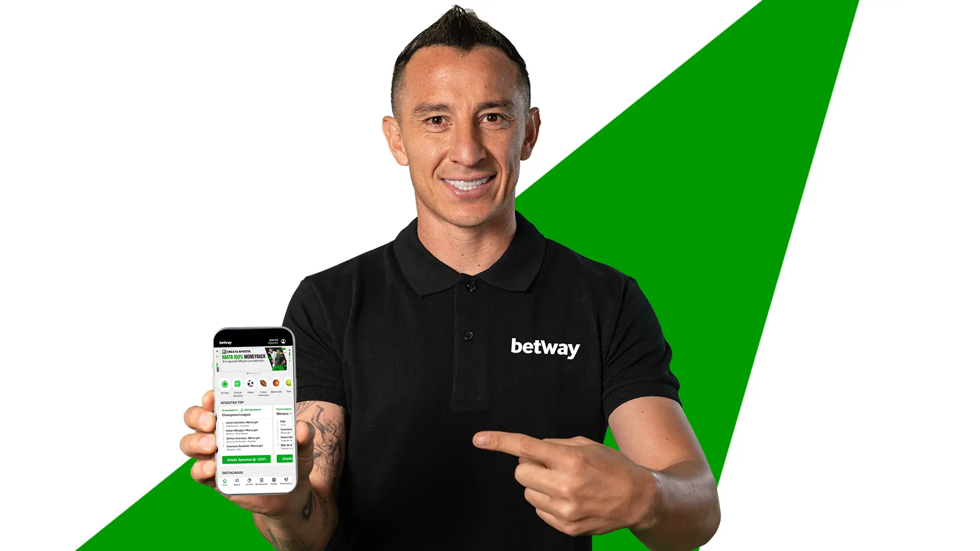 Andrés Guardado y Siphiwe Tshabalala viven la revancha de 2010 en Betway