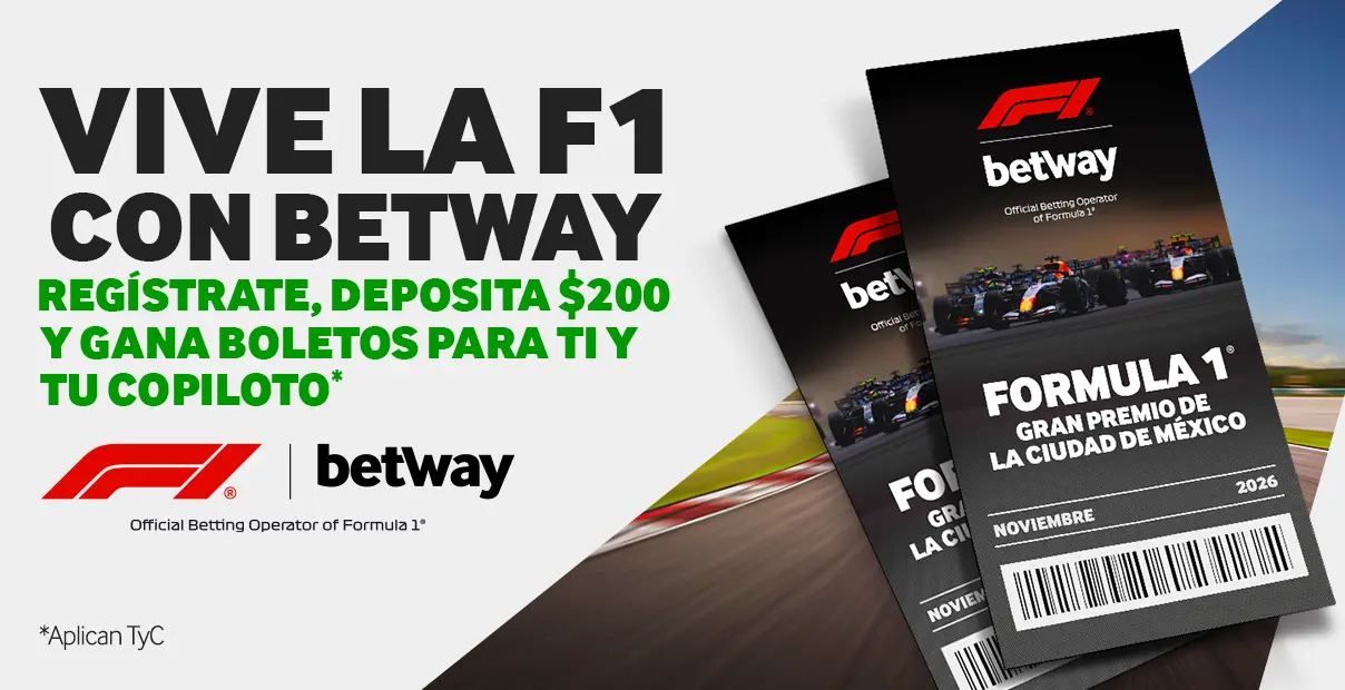 ¡Vive la acción del Gran Premio de la Ciudad de México con Betway!